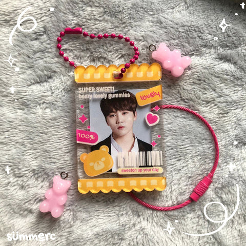 Gummy Bear Candy Mini Photocard Holder