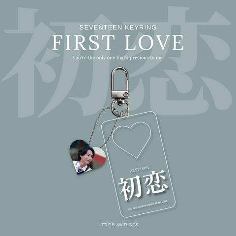 SEVENTEEN FIRST LOVE KEYCHAIN