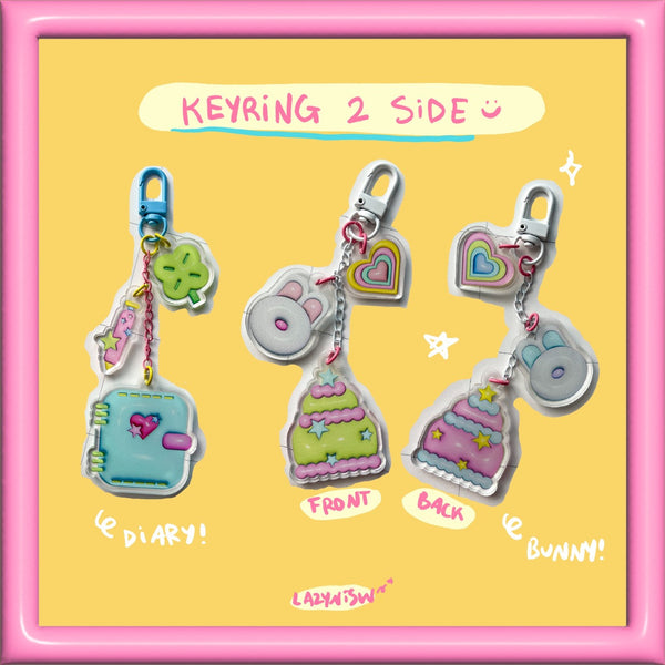 LAZYNISW BUBBLE KEYRING