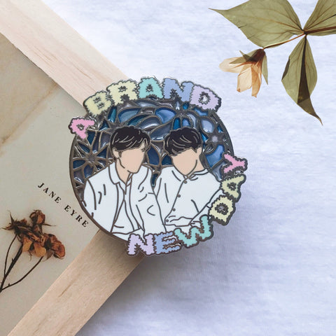A Brand New Day Enamel Pin