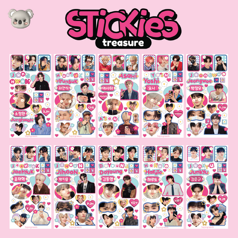 TREASURE DECO GLITTERY STICKER BY SAJANGNEEDS
