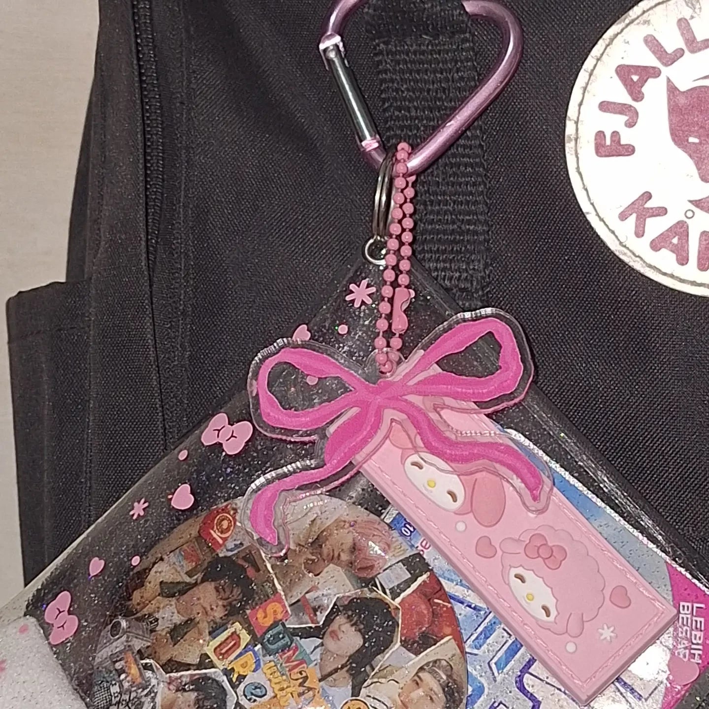 Pink Ribbon Keychain