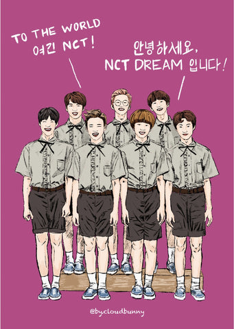 NCT Dream Chewing Gum Art Print