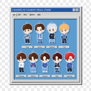 NCT 127 2 Baddies Keychain