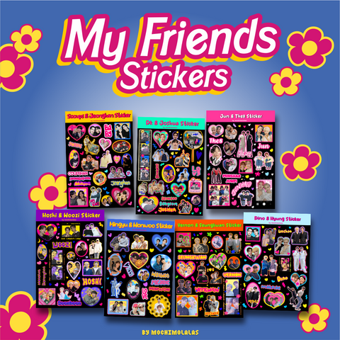 My Friends Stickers by Mochimolalas