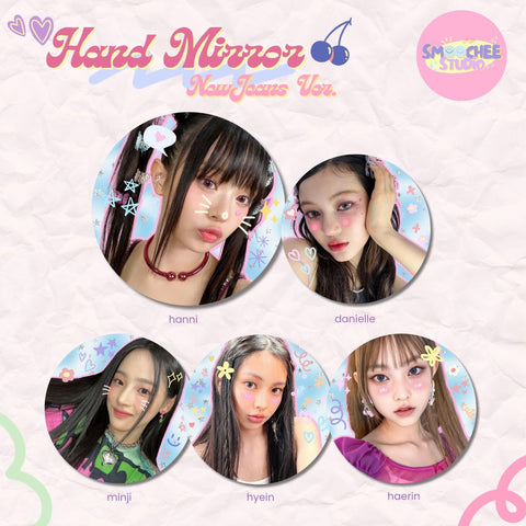 NEW JEANS HAND MIRROR BY SMOOCHEE STUDIO