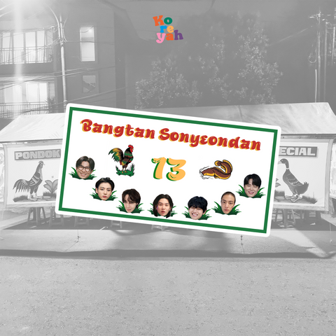 Sticker Pecel Bangtan