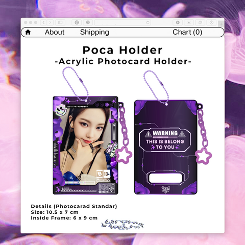 ACRYLIC PHOTOCARD I PC HOLDER by Loremipsum.std