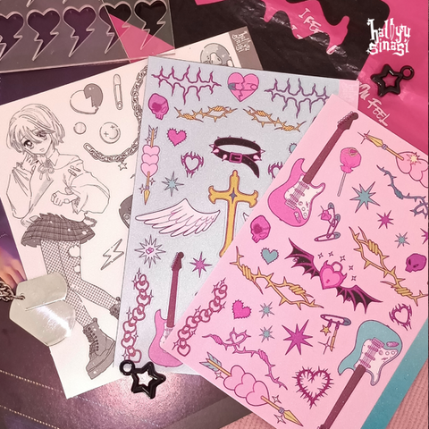 Deco Sticker: Punk! Series by Hallyusinasi