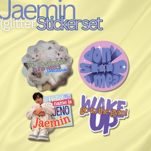 Jaemin Glitter Sticker Set