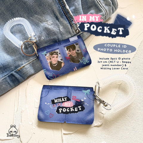 ‘In My Pocket” Baggy Jeans Couple ID Photo Holder