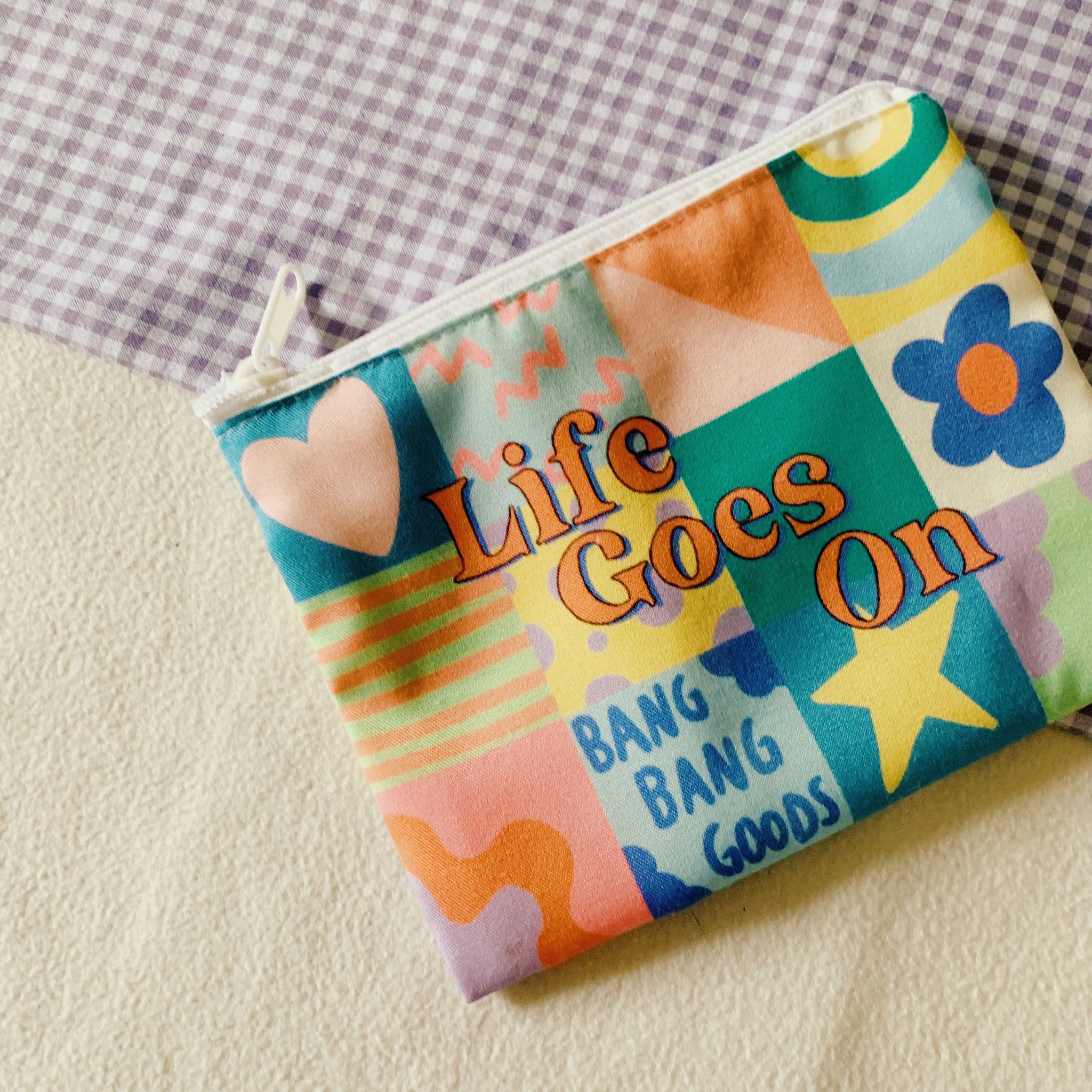 Life Goes On Mini Pouch