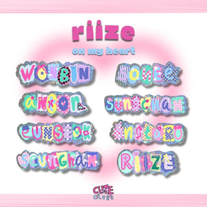 Riize: Big Hologram Stickers