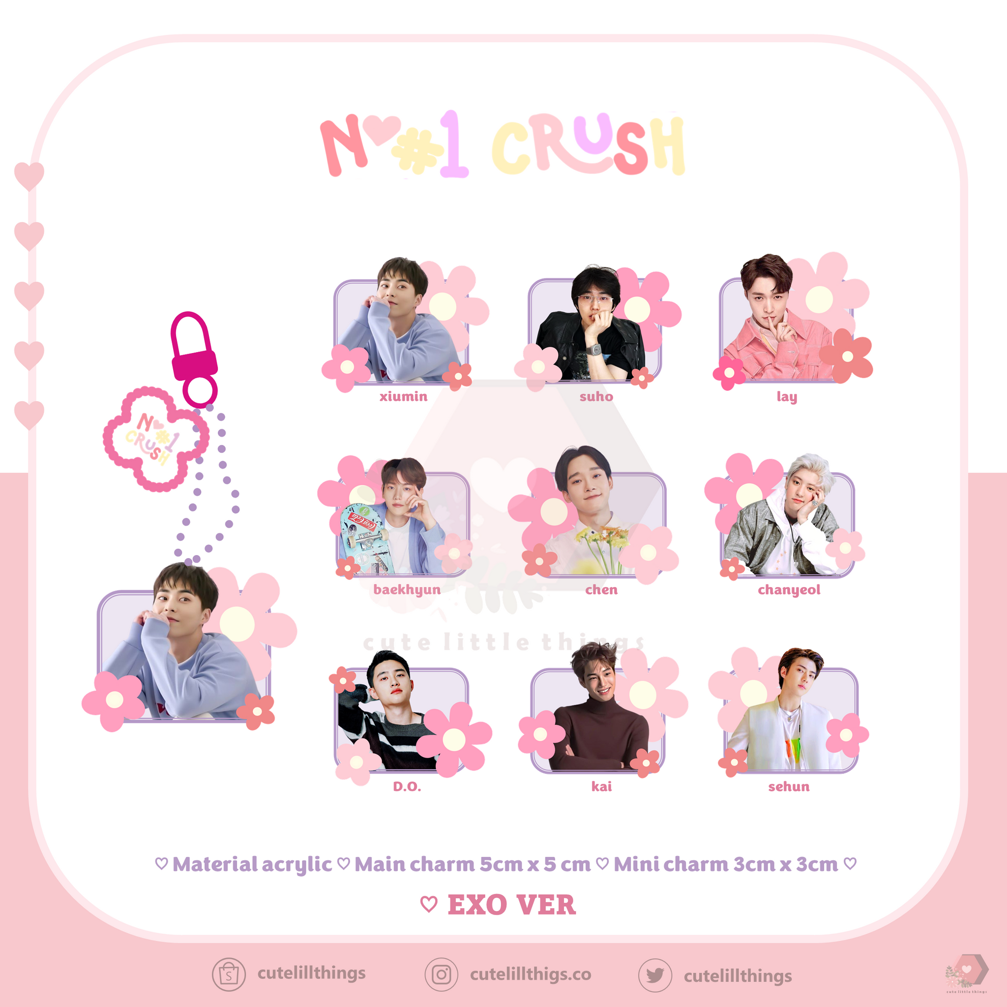 EXO No#1 Crush Keychain