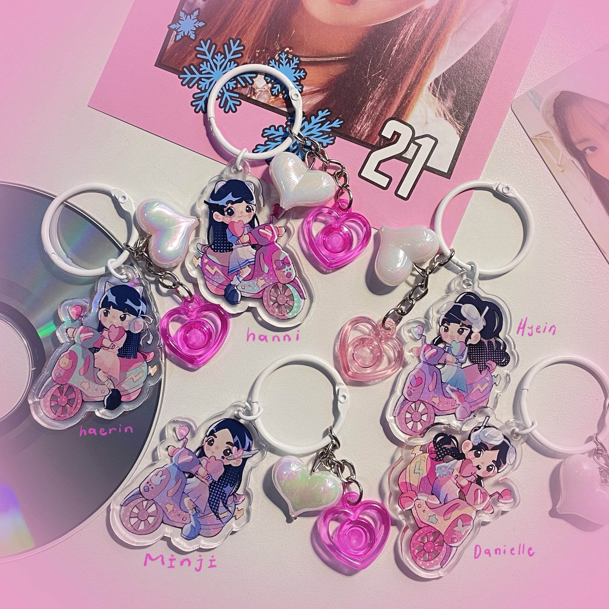 NEW JEANS SUPER SHY KEYCHAIN