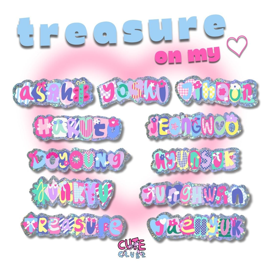 Treasure: Big Hologram Stickers