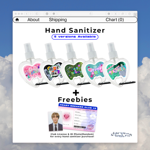 HAND SANITIZER KPOP | POCKET SPRAY HANDSANITIZER by Loremipsum.std