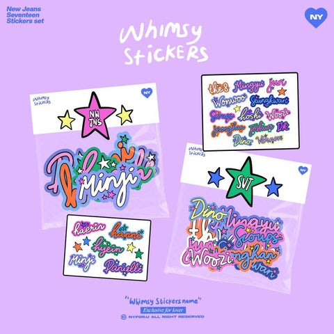 Whimsy Sticker Seventeen Ver