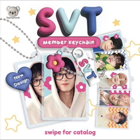 SEVENTEEN MEMBER KEYCHAIN (Candy Series) By Sajangneeds