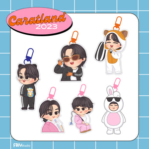 ACRYLIC KEYCHAIN KEYRING SEVENTEEN CARATLAND 2023