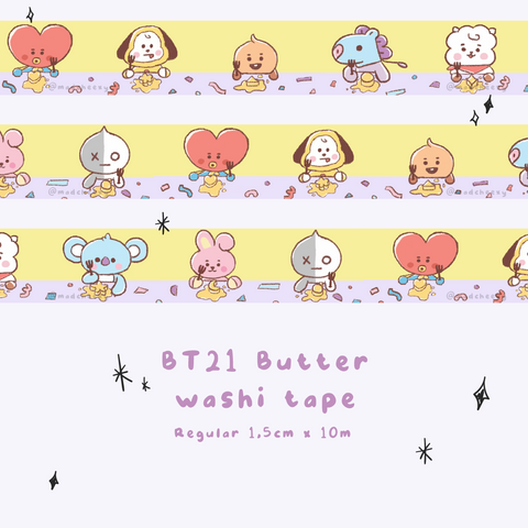 BT21 Butter Washi Tape