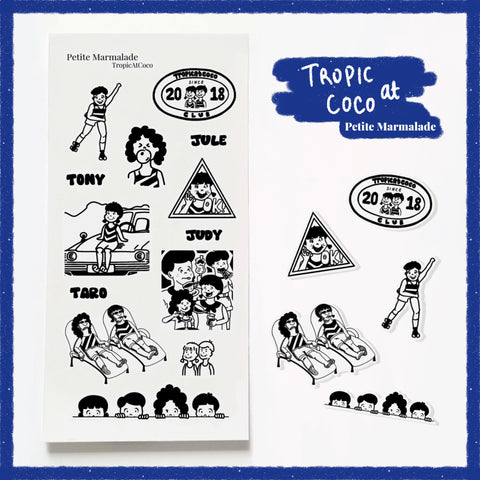Petite Marmalade deco sticker - Tropic at Coco