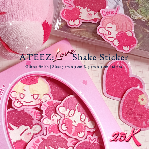 Fanmade ATEEZ: Valentine Shake Sticker