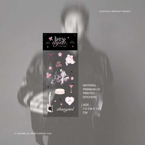CHANYEOL STICKERS - ILYSB
