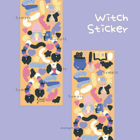 Witch PVC Sticker