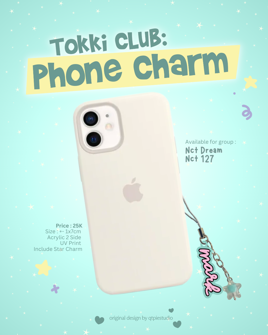 QTPIESTUDIO | TOKKI CLUB PHONE CHARM : NCT DREAM