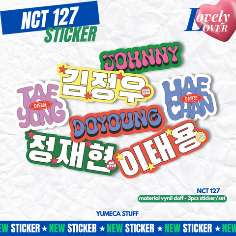 Lovely Lover Sticker NCT 127