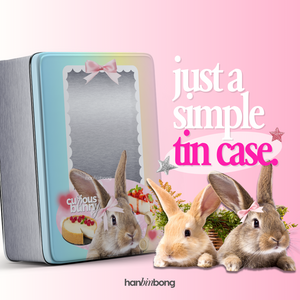 A SIMPLE TIN CASE CURIOUS BUNNY