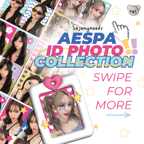 AESPA ID PHOTO PACK By Sajangneeds