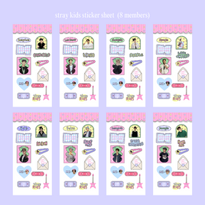 8-325-ILO-VE-SKZ-143 stay care center (sticker sheet)(PLAND BANDUNG)