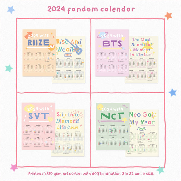2024 Fandom Calendar