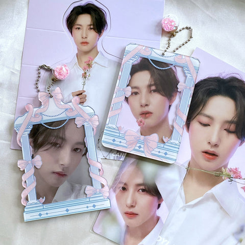 Pink Ribbon 2-sided Acrylic Photocard Holder