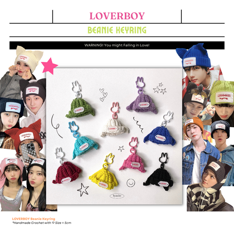 LOVERBOY Beanie Keychain