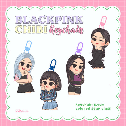 BLACKPINK CHIBI KEYCHAIN