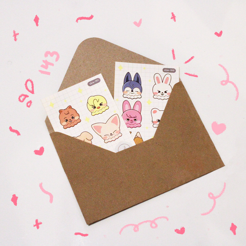 Skzoo Ice cream Stickers Set 1