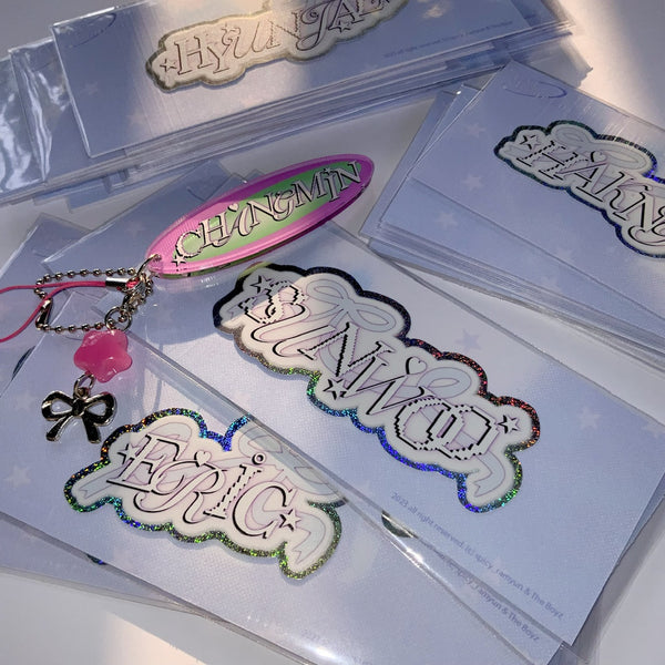 The Boyz Name Stickers