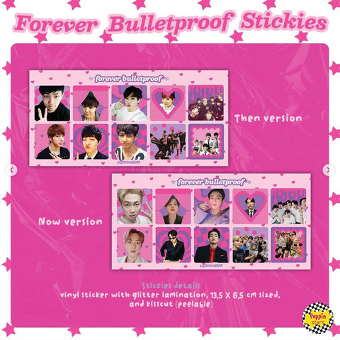 BTS Forever Bulletproof Sticker