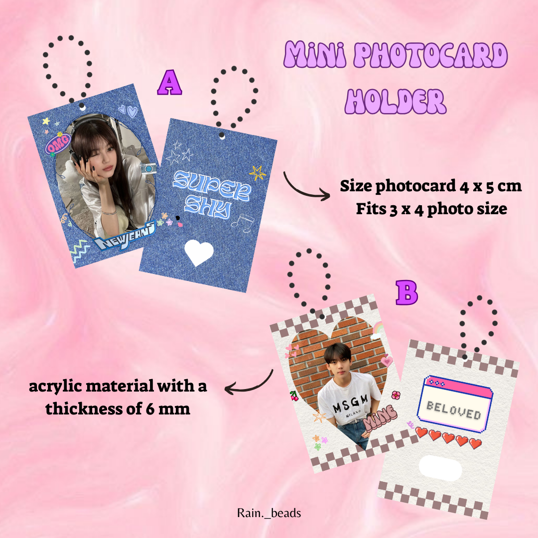 Mini photocard holder