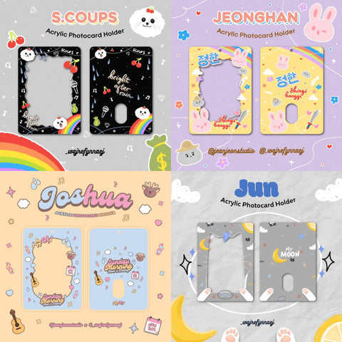 Photocard Holder Acrylic Seventeen (Member)