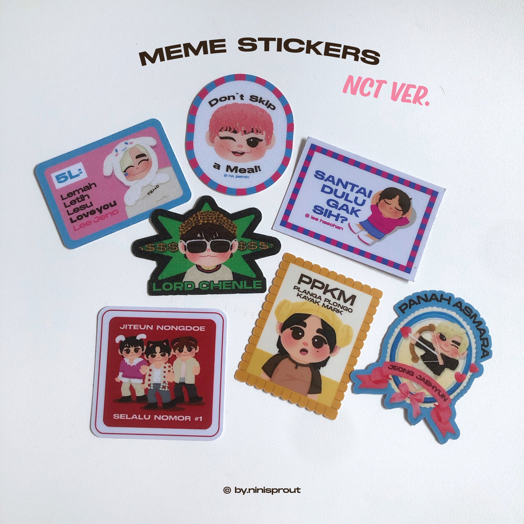 NCT MEME BUNDLE STICKERS