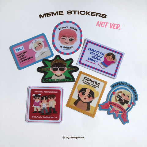 NCT MEME BUNDLE STICKERS