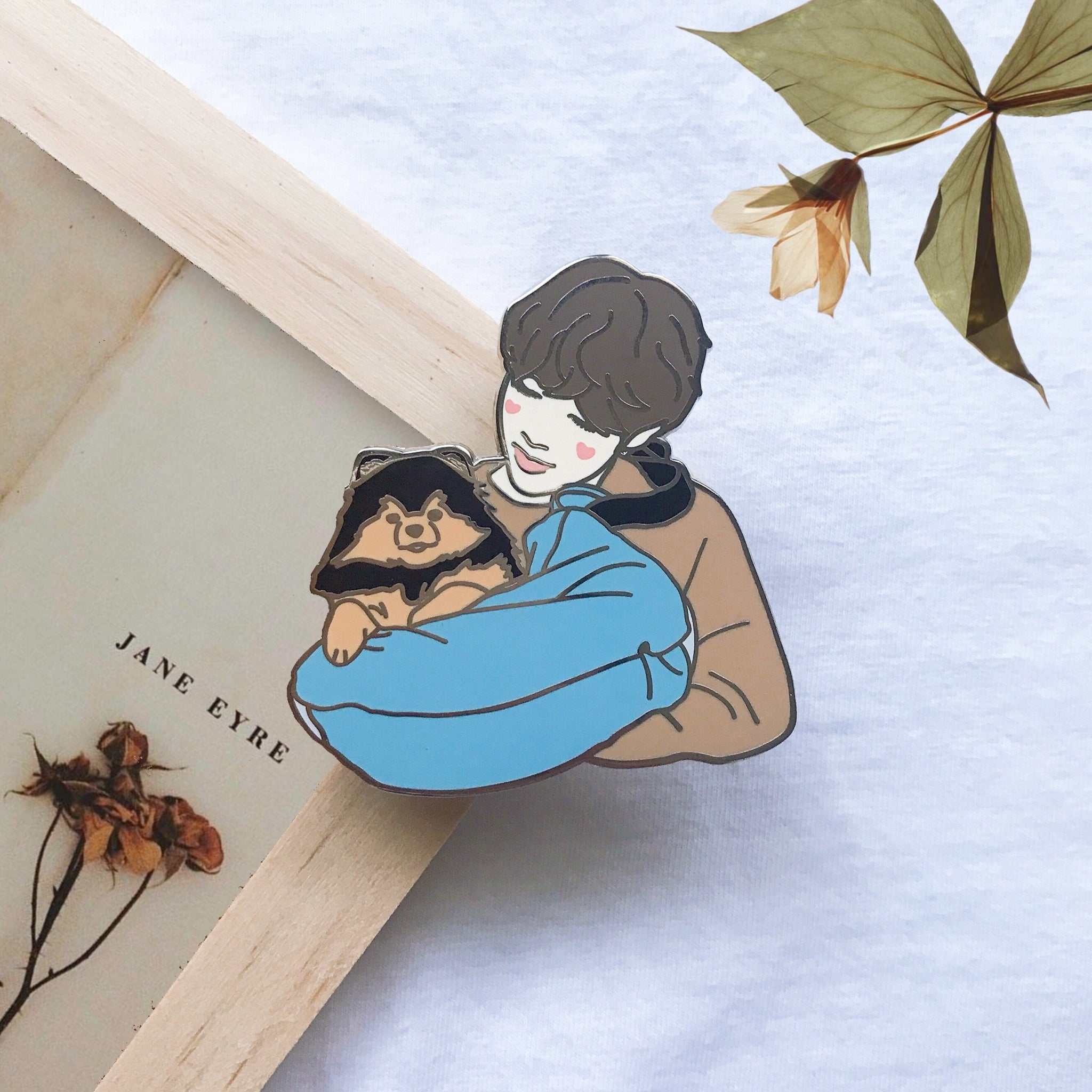 Taehyung &amp; Tannie Enamel Pin