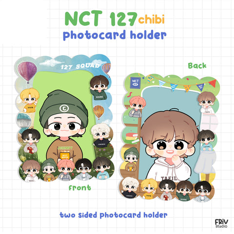 ACRYLIC PHOTOCARD HOLDER NCT 127 CHIBI