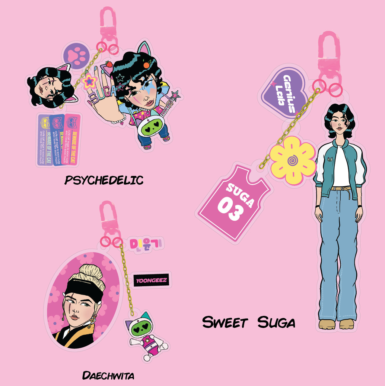 AgustD Keyring