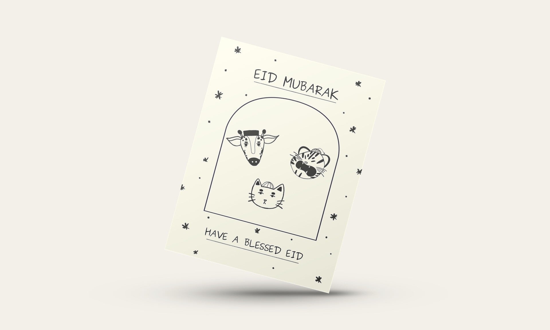 Greeting Card - Eid Mubarak