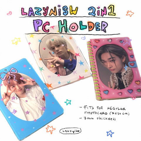 LAZYNISW 2in1 ACRYLIC PHOTOCARD HOLDER